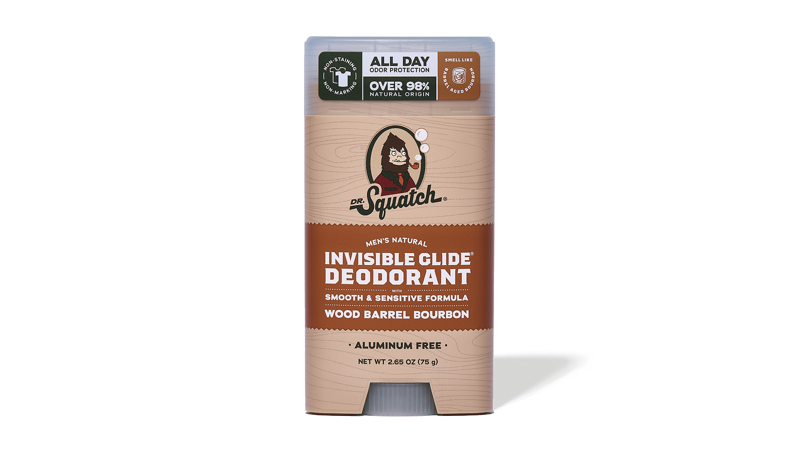 Wood Barrel Bourbon Invisible Glide Deodorant - Active Guard