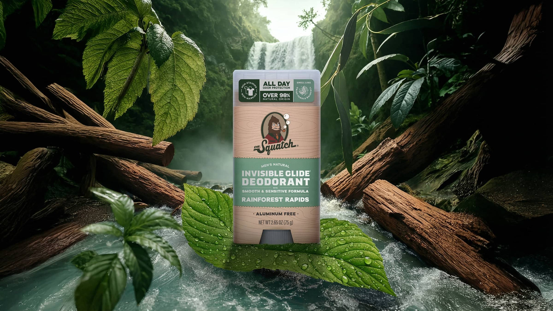 Rainforest Rapids Invisible Glide Deodorant - Active Fresh Carry