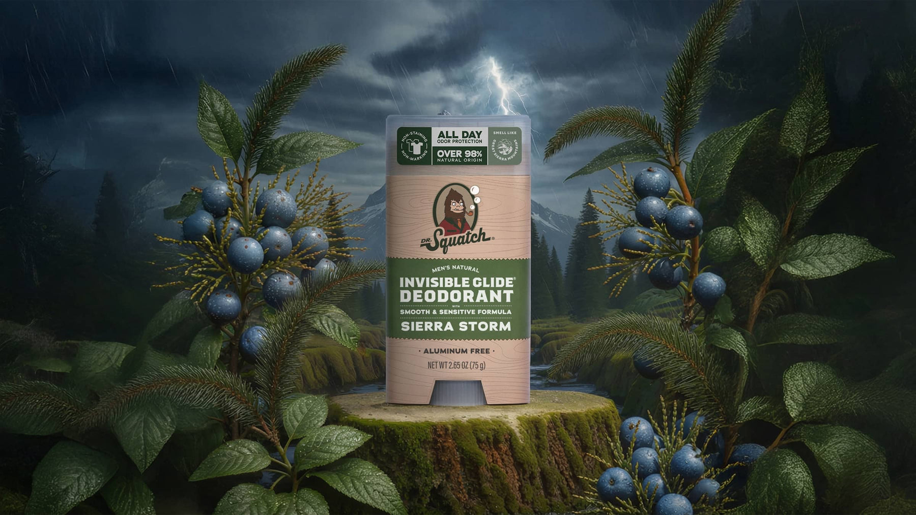 Sierra Storm Invisible Glide Deodorant - Ridge Clean